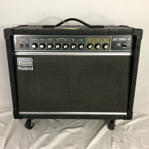 Vist Large View of Product Image Which is Used Roland JC90 2X10 2 x 10 Solid State Amplifier 2 x 10