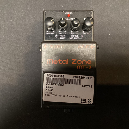 Vist Large View of Product Image Which is Used Boss MT-2 Distortion Pedal