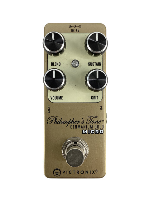 Vist Large View of Product Image Which is Used Pigtronix PHILOSPHERS TONE GERMANIUM GOLD MICRO