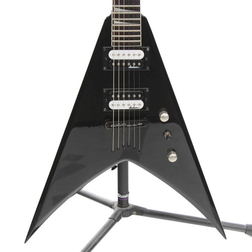 Vist Large View of Product Image Which is Used Jackson JS32T KING V Modern Metal Electric Guitar Black 6-String