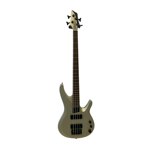 Vist Large View of Product Image Which is Used Washburn BB-4 Bass Guitar Silver/Gray 4-String