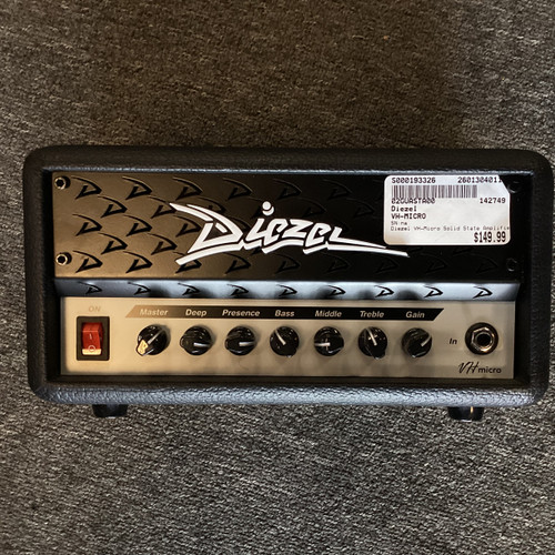 Vist Large View of Product Image Which is Used Diezel VH-MICRO Solid State Guitar Head