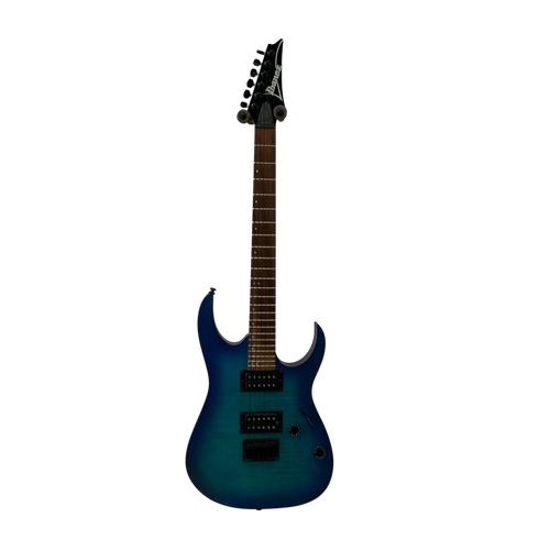 Vist Large View of Product Image Which is Used Ibanez RG6003FM Double Cut Electric Guitar Blue 6-String