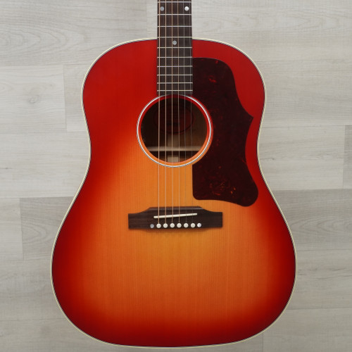 Vist Large View of Product Image Which is Used Gibson J-45 50s Faded Solid Top Acoustic Guitar Cherry Sunburst
