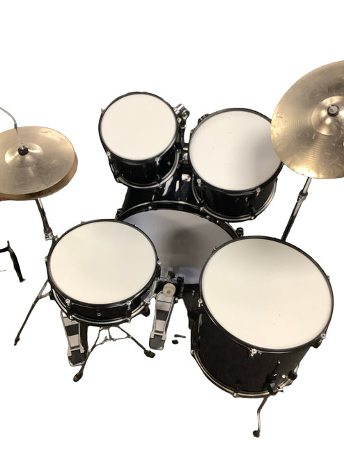 Vist Large View of Product Image Which is Used BIG DRUM KIT Drum Kit Black 22" Kick Drum