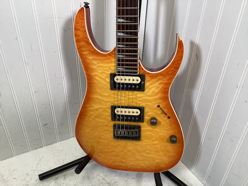 Vist Large View of Product Image Which is Used Ibanez RG3EX1 S Type Electric Guitar Honey Burst 6-String