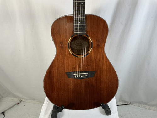 Vist Large View of Product Image Which is Used Washburn WL012SE-0 Laminate Top Acoustic Guitar Wood