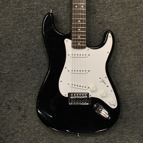 Vist Large View of Product Image Which is Used Squier STRATOCASTER S Type Electric Guitar Black 6-String