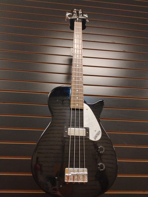 Vist Large View of Product Image Which is Used Gretsch ELECTROMATIC SHORT SCALE BASS Bass Guitar Black 4-String