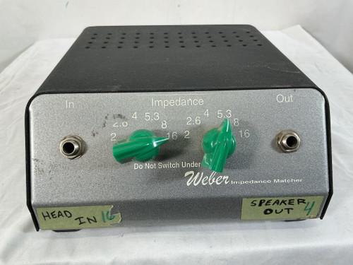 Vist Large View of Product Image Which is Used Weber IMPEDANCE MATCHER Guitar Accessory