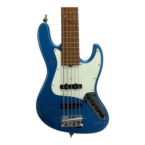 Vist Large View of Product Image Which is Used Sadowsky Metro Express 5 J Type Bass Guitar Blue 5-String