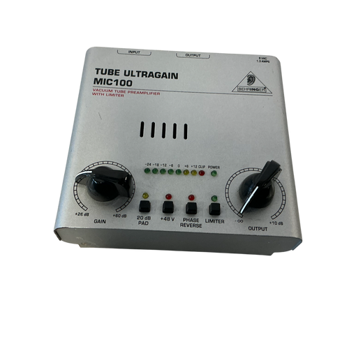 Vist Large View of Product Image Which is Used Behringer TUBE ULTRAGAIN MIC100 Guitar Effects Pedal