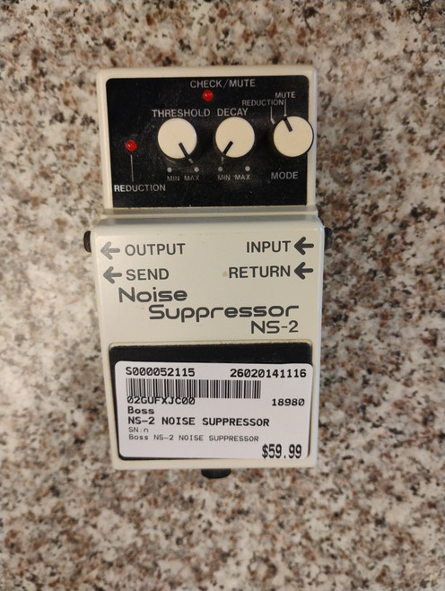 Vist Large View of Product Image Which is Used Boss NS-2 NOISE SUPPRESSOR Guitar Effect