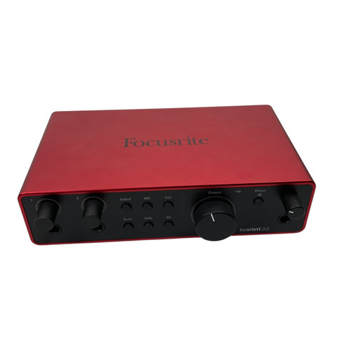 Vist Large View of Product Image Which is Used Focusrite SCARLETT 2I2 4TH GEN Computer Interface 2 A/D Recording Inputs