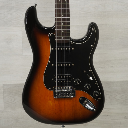 Vist Large View of Product Image Which is Used Squier Affinity Strat Electric Guitar Sunburst