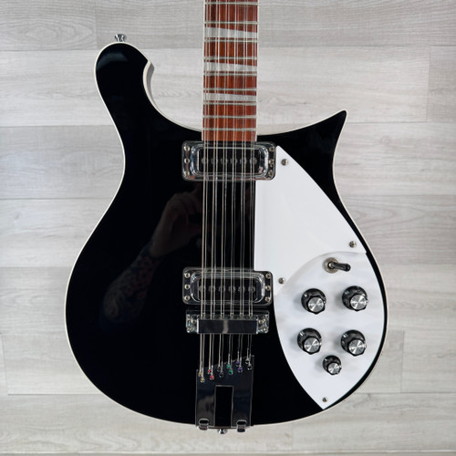 Vist Large View of Product Image Which is Used Rickenbacker 620/12 Electric Guitar - Jetglo - 12-string - Case Included