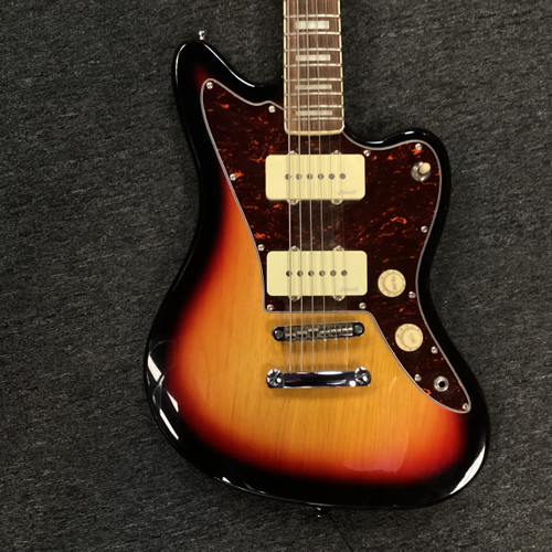 Vist Large View of Product Image Which is Used HARLEY BENTON JA-60 Offset Double Cutaway Electric Guitar Sunburst 6-String