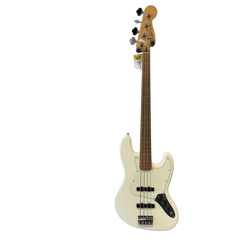 Vist Large View of Product Image Which is Used Fender JAZZ BASS FRETLESS J Type Bass Guitar White 4-String