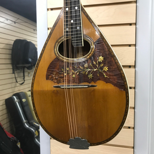 Vist Large View of Product Image Which is Used LARSON STAHL FLAT BACK C.1915 Vintage Mandolin