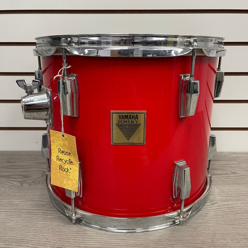 Vist Large View of Product Image Which is Used Yamaha 13IN POWER V RACK TOM Rack Tom Red 13"