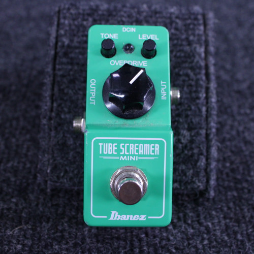 Vist Large View of Product Image Which is Used Ibanez TUBE SCREAMER TS MINI GUITAR PEDAL Overdrive Pedal