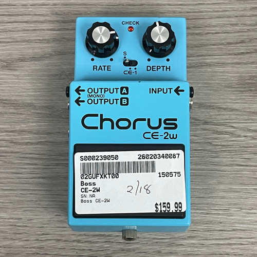Vist Large View of Product Image Which is Used - Boss CE-2W Chorus Pedal