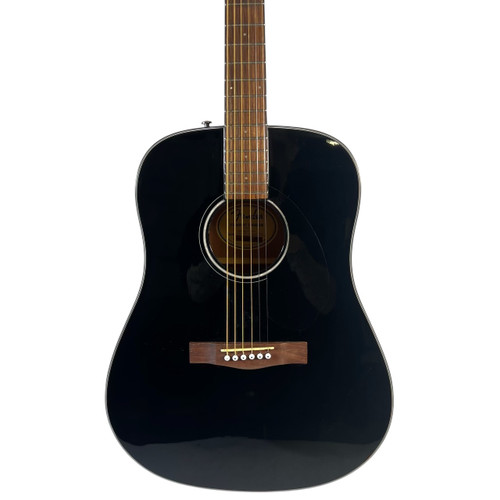 Vist Large View of Product Image Which is Used Fender CD-60S Dreadnought Acoustic Guitar – Black Solid Top