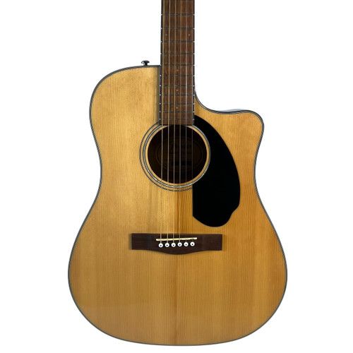 Vist Large View of Product Image Which is Used Fender CD-60SCE Dreadnought Acoustic Electric Guitar – Natural Finish