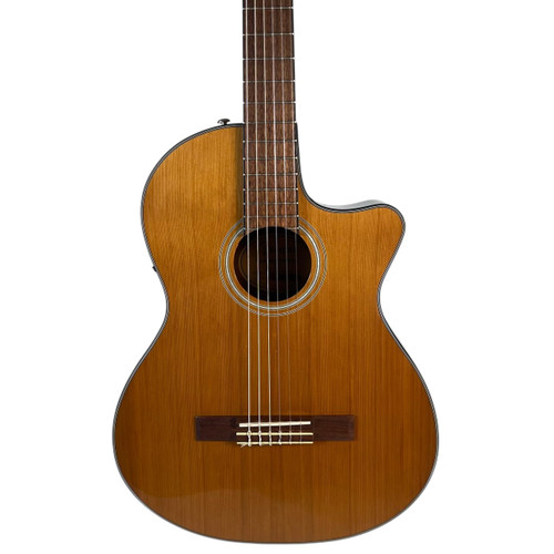 Vist Large View of Product Image Which is Used Fender CN-140SCE Nylon String Acoustic Electric Guitar – Natural Finish