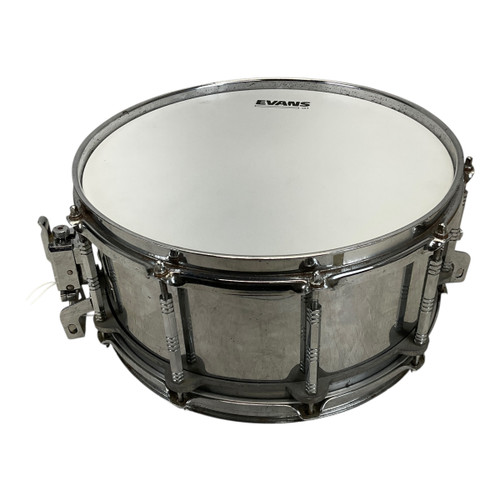 Vist Large View of Product Image Which is Used Pearl S-814D 14x8 Steel Free Floating Metal Snare Drum 14"