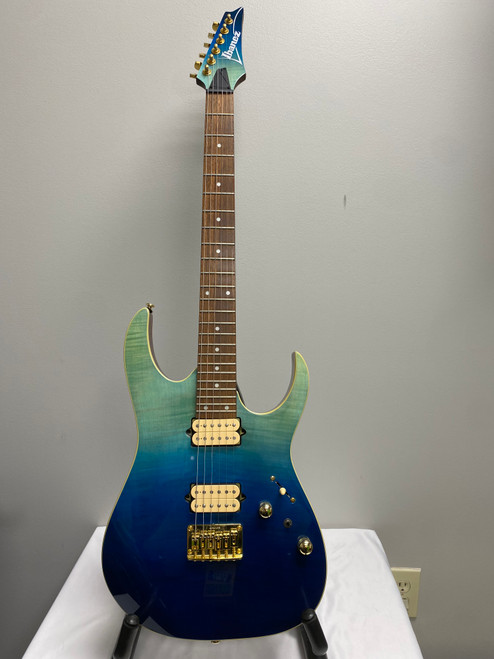 Vist Large View of Product Image Which is Used Ibanez RG421HPFM Super S Electric Guitar Custom Graphics 6-String