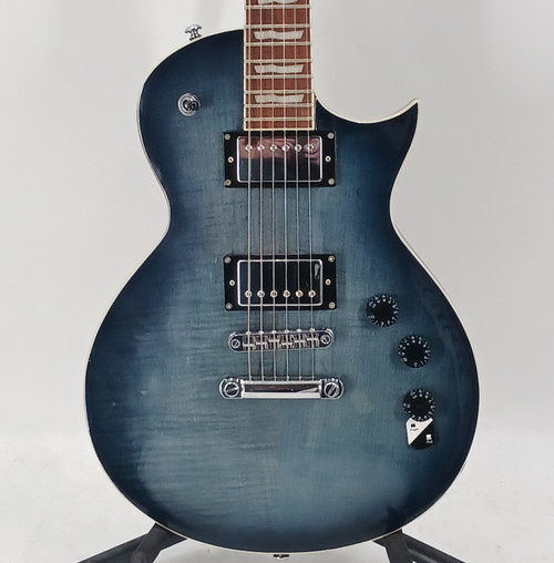 Vist Large View of Product Image Which is Used LTD EC-256FM LP Type Electric Guitar Blue 6-String