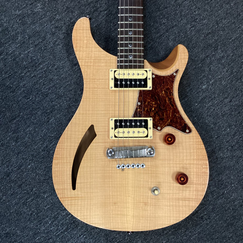 Vist Large View of Product Image Which is Used Paul Reed Smith - PRS SE CUSTOM SEMI HOLLOW Double Cut Electric Guitar Natural 6-String