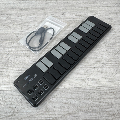 Vist Large View of Product Image Which is Used Korg nanoKEY2 - USB MIDI Keyboard Controller - 25-key