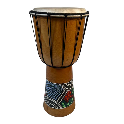 Vist Large View of Product Image Which is Used Brandless 6" Wood Djembe