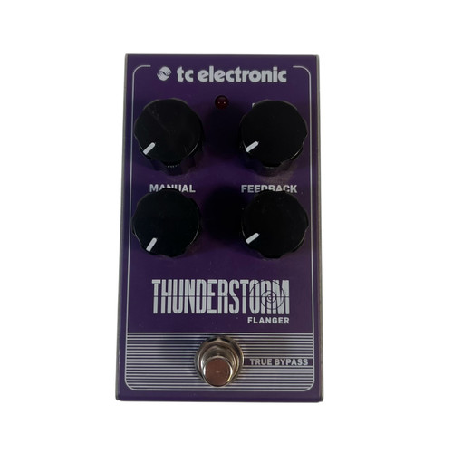Vist Large View of Product Image Which is Used TC Electronic Thunderstorm Flanger Pedal – Vintage Tape-Style Flange