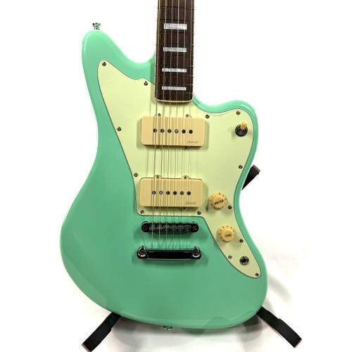 Vist Large View of Product Image Which is Used Harley Benton JA-60CC Electric Guitar Green 6-String