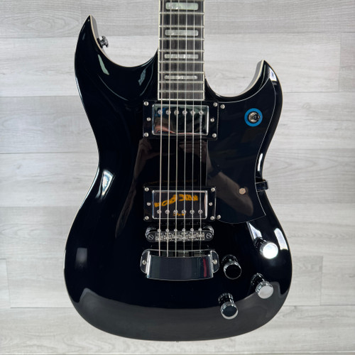 Vist Large View of Product Image Which is Used Hagstrom Pat Smear Signature Electric Guitar - Gloss Black