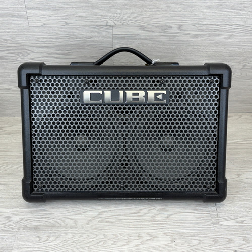 Vist Large View of Product Image Which is Used Roland CUBE STREET EX W/POWER BLOCK Solid State Guitar Combo Other