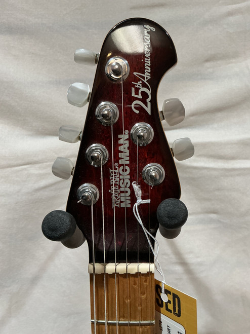 Vist Large View of Product Image Which is Used Ernie Ball MUSIC MAN 25TH ANNIVERSARY Electric Guitar Sunburst 6-String