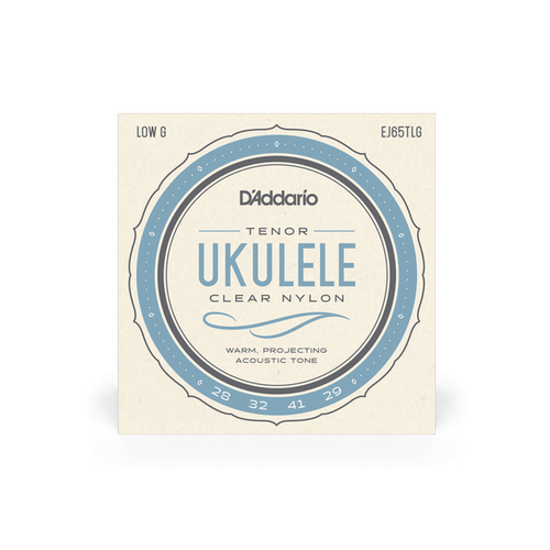 Vist Large View of Product Image Which is New D'Addario EJ65TLG Pro-Arté Custom Extruded Nylon Tenor Ukulele Strings, Low G