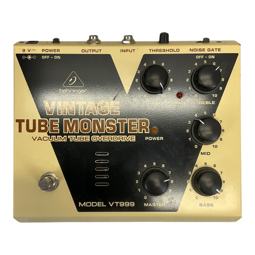 Vist Large View of Product Image Which is Used Behringer Vintage Tube Monster VT999 Overdrive Pedal