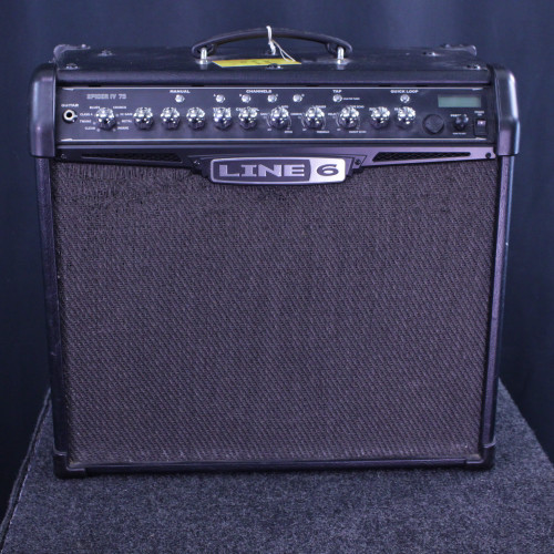 Vist Large View of Product Image Which is Used Line 6 SPIDER IV 75 WATT COMBO AMP 1 x 10 Solid State Amplifier 1 x 10