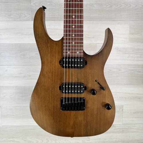 Vist Large View of Product Image Which is Used Ibanez RG7421 Electric Guitar - Walnut Flat - 7-string