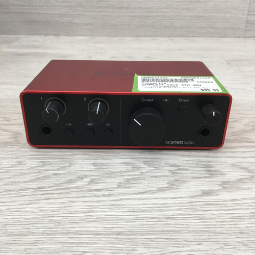 Vist Large View of Product Image Which is Used Focusrite Scarlett Solo 4th Gen Computer Interface
