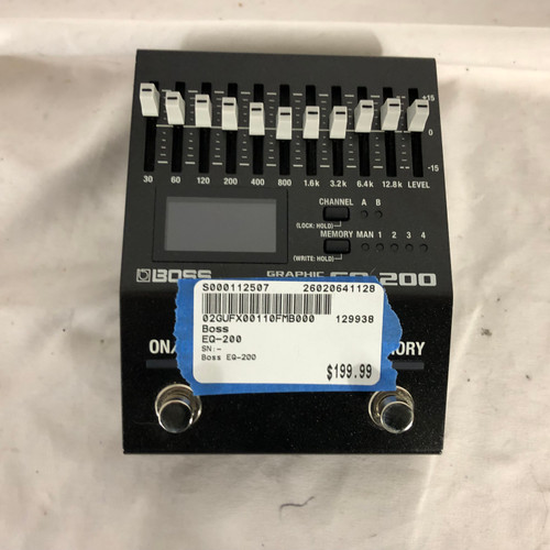 Vist Large View of Product Image Which is Used Boss EQ-200 EQ Pedal