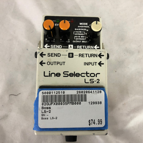 Vist Large View of Product Image Which is Used Boss LS-2 A/B/Y Switch