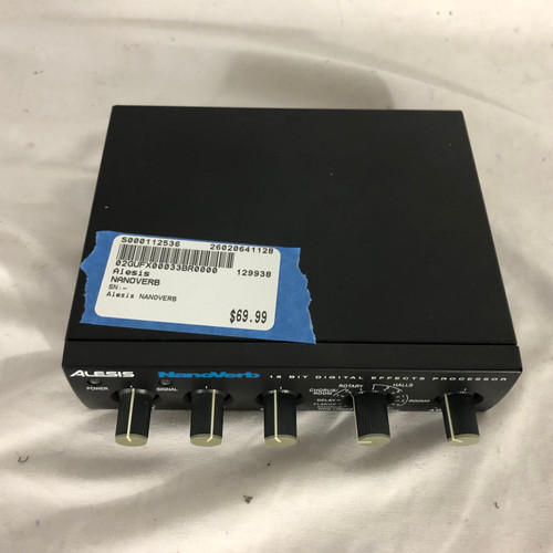 Vist Large View of Product Image Which is Used Alesis NANOVERB Rackmount Guitar Effect