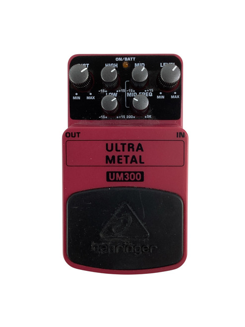 Vist Large View of Product Image Which is Used Behringer UM300 Ultra Metal Distortion Pedal 