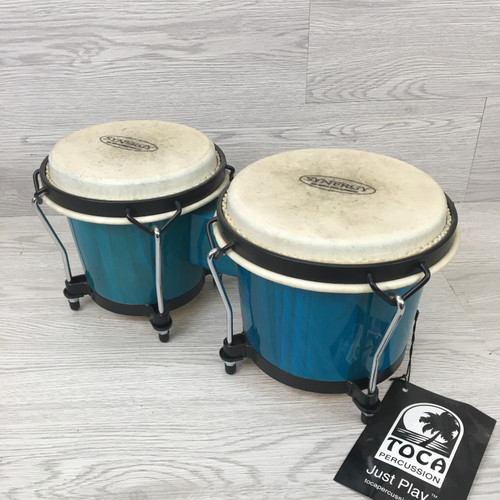 Vist Large View of Product Image Which is Used Toca SYNERGY BONGOS BAHAMA BLUE Conga